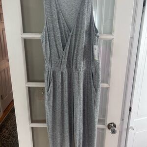 Gray Sleeveless Jumpsuit NWT